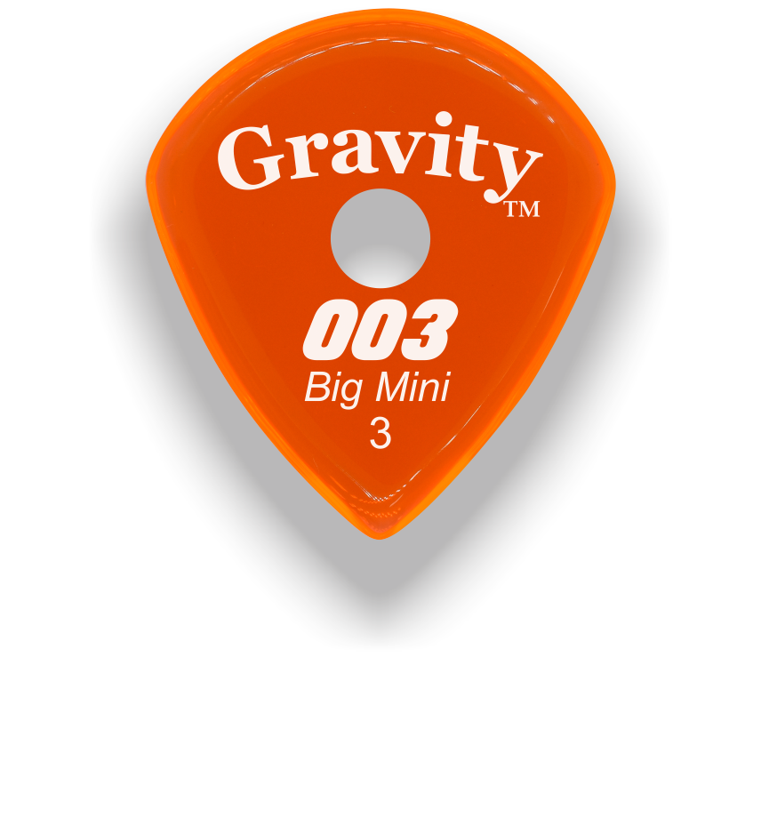 Acrylic Picks Big Mini Single – Gravity Picks Inc.